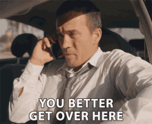 You Better Get Over Here Come Here GIF - You Better Get Over Here Come Here Hurry Up GIFs