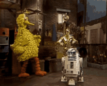 Sesame Street Star Wars GIF - Sesame Street Star Wars Big Bird GIFs