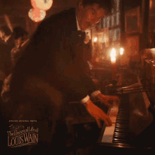 playing piano louis wain benedict cumberbatch the electrical life of louis wain dancing