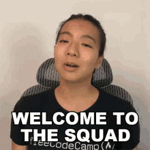 Welcome To The Squad Kylie Ying GIF - Welcome To The Squad Kylie Ying Freecodecamp GIFs