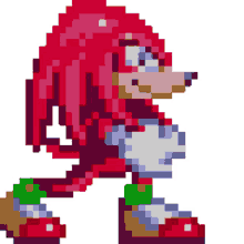 knuckles the echidna sega sonic the hedgehog gaming punching