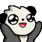Panda Hi Discord Panda Sticker - Panda Hi Discord Panda Panda Window Stickers