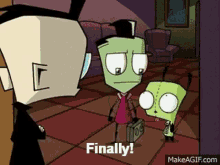 finally invader zim laughing
