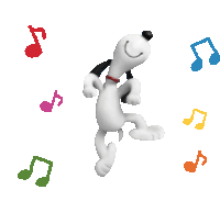 Snoopy Dancing Sticker - Snoopy Dancing Happy Stickers