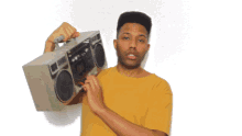 Black Prez Boombox GIF - Black Prez Boombox Ghetto Blaster GIFs