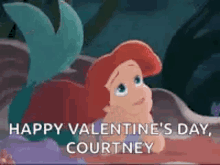 Ariel Little Mermaid GIF - Ariel Little Mermaid Happy Valentines Day GIFs