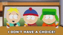 I Dont Have A Choice Butters Stotch GIF - I Dont Have A Choice Butters Stotch South Park GIFs