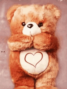 Peppe Teddy Bear GIF - Peppe Teddy Bear Heart GIFs