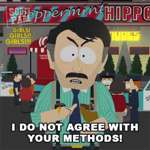 I Do Not Agree With Your Methods Lieutenant Dawson GIF - I Do Not Agree With Your Methods Lieutenant Dawson South Park GIFs