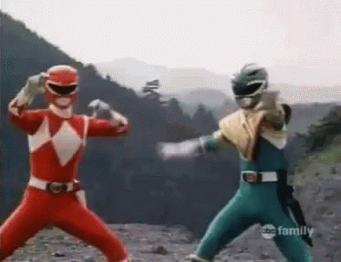 Power Rangers Red Gif Power Rangers Red Green Discover Share Gifs