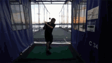 golf swing swinging practicing training