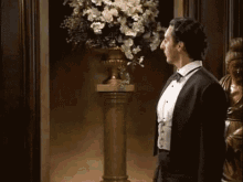 It'S Classier Because He'S A Butler GIF - Fuck You Middle Finger Mr Deeds GIFs