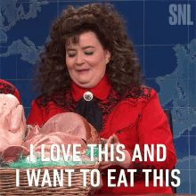 I Love This And I Want To Eat This Wylene Starkie GIF - I Love This And I Want To Eat This Wylene Starkie Saturday Night Live GIFs