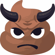bull pile of poo joypixels stupid silly