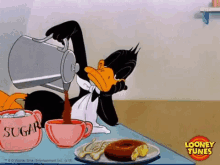 Daffy Coffee GIF - Daffy Coffee Daffy Duck GIFs