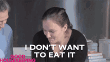 I Dont Want To Eat It Becca Miller GIF - I Dont Want To Eat It Becca Miller Not Eating This GIFs