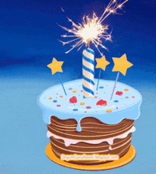 Happy Birthday Cake GIF - Happy Birthday Cake Candle GIFs