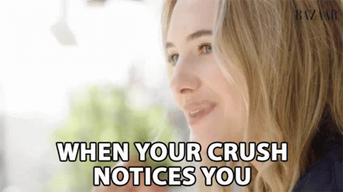 When Your Crush Notices You Flattered GIF - When Your Crush Notices You Your Crush Flattered GIFs