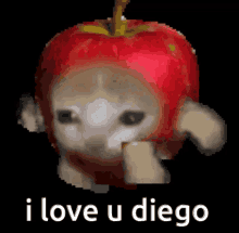 I Love Diego Apple GIF - I Love Diego Diego Apple GIFs