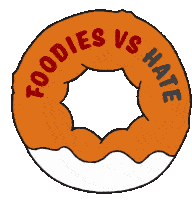 Foodies Vs Hate Donut Sticker - Foodies Vs Hate Donut Foodies Stickers