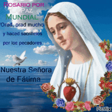 Nuestra Senora De Fatima Our Lady Of Fatima GIF - Nuestra Senora De Fatima Our Lady Of Fatima Flowers GIFs