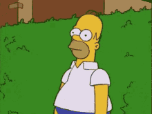 Hiding The Simpsons GIF - Hiding The Simpsons Homer Simpson GIFs