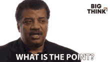 What Is The Point Neil Degrasse Tyson GIF - What Is The Point Neil Degrasse Tyson Big Think GIFs