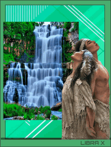 native american landscape scenery falls waterfalls