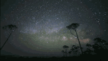 sky night stars nature rotating earth