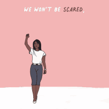 We Wont Be Scared We Wont Be Stopped GIF - We Wont Be Scared We Wont Be Stopped We Will Vote GIFs