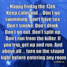 Happy Friday The13th Friday13th GIF - Happy Friday The13th Friday13th 13th GIFs