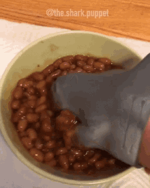 Shark Puppet Baked Beans GIF - Shark Puppet Baked Beans Beans GIFs