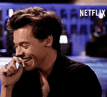Harry Styles Laughing GIF - Harry Styles Laughing Dimples GIFs