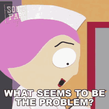 What Seems To Be The Problem Nurse Gollum GIF - What Seems To Be The Problem Nurse Gollum South Park GIFs