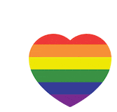 Love Pride Sticker - Love Pride Heart Stickers