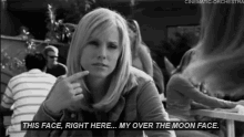 Veronica Mars This Face Right Here GIF - Veronica Mars This Face Right Here Over The Moon Face GIFs