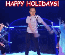 Happyholidays Dancing GIF - Happyholidays Dancing Holidays GIFs