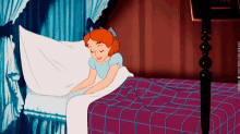 Wendy Darling Peter Pan GIF - Wendy Darling Peter Pan In Bed GIFs