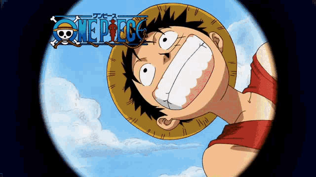 One Piece Smile Gif One Piece Smile Luffy Discover Share Gifs