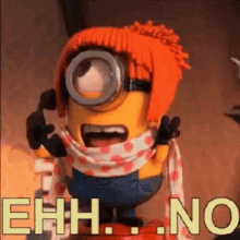 Eh Nope GIF - Eh Nope Minion GIFs