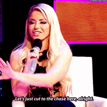 Alexa Bliss Cut To The Chase GIF - Alexa Bliss Cut To The Chase Wwe GIFs