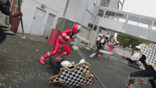 Fighting Zayto GIF - Fighting Zayto Dino Fury Red Ranger GIFs