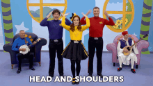 Head And Shoulder Knees And Toes Exercise GIF - Head And Shoulder Knees And Toes Exercise Warm Up GIFs
