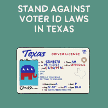 Stand Against Voter Id Laws In Texas Texas Dems GIF - Stand Against Voter Id Laws In Texas Texas Dems Texas Democrats GIFs