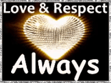 greeting love respect heart always