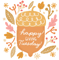 Give Giving Tuesday Sticker - Give Giving Tuesday Give Back Stickers