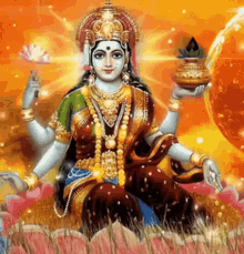 लक्ष्मी Mata Lakshmi Ji GIF - लक्ष्मी Mata Lakshmi Ji Goddess Lakshmi Ji GIFs