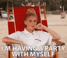 party myself im having a party with myself all by myself