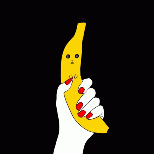 Banana Cute GIF.