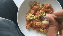 Zucchini Noodles With Turkey Arrabiata GIF - Zucchini Noodle Zucchini Noodles Zucchini GIFs